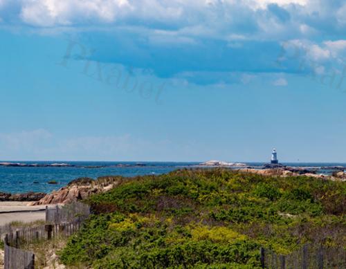 SAKONNET LIGHT HOUSE WARRENS VIEW